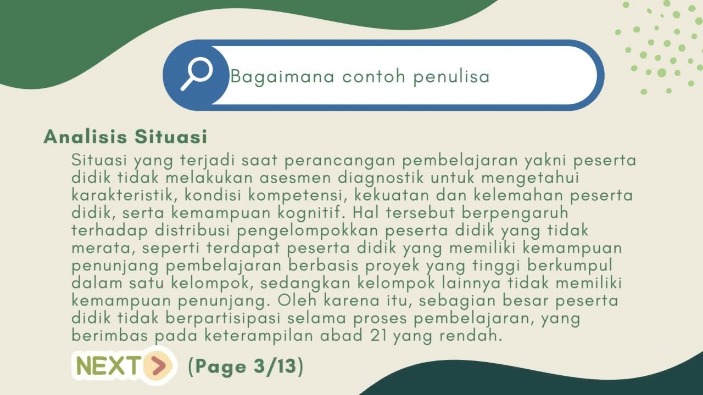 Studi Kasus untuk Komunitas lokal