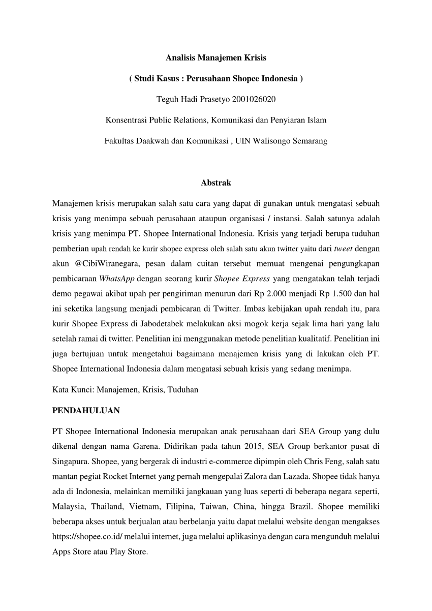 Studi Kasus untuk Komunitas seni